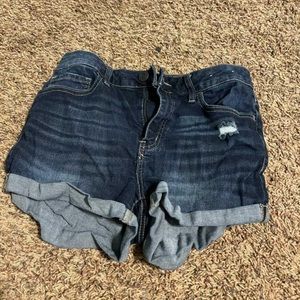 High rise Jean shorts